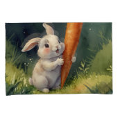 Housse D'oreillers Meadow Bunny Dreams : Coques de Coussins fantastiq (devant-Droit)