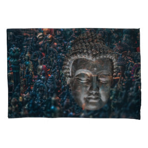 Housse D'oreillers Méditation Bouddha avec et sans l'arrière - plan