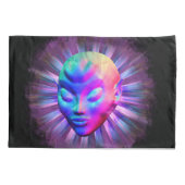 Housse D'oreillers Méditation psychédélique Alien (Dos)