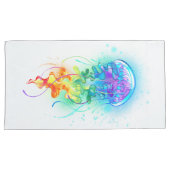 Housse D'oreillers Méduse arc-en-ciel (devant-Droit)