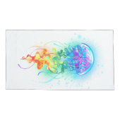 Housse D'oreillers Méduse arc-en-ciel (Dos-gauche)