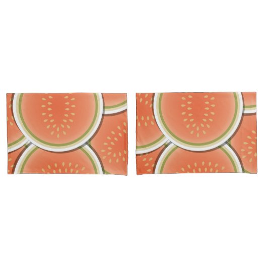 Housse D'oreillers Melons ! (devant-Set)