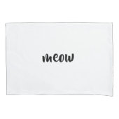 HOUSSE D'OREILLERS MEOW (devant)