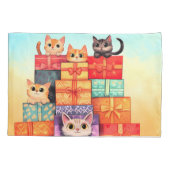 Housse D'oreillers Meow Gift Birthday Tower (Dos)