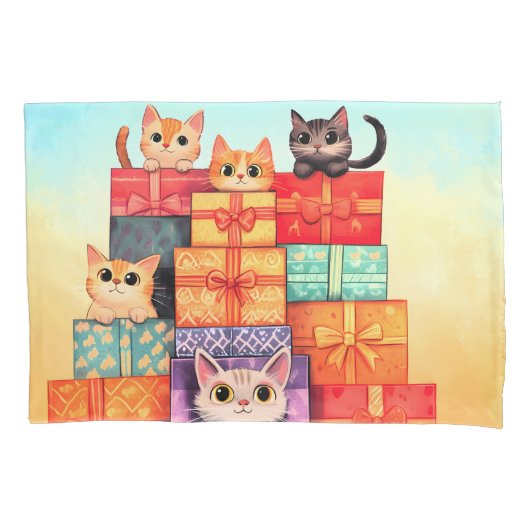 Housse D'oreillers Meow Gift Birthday Tower (devant)