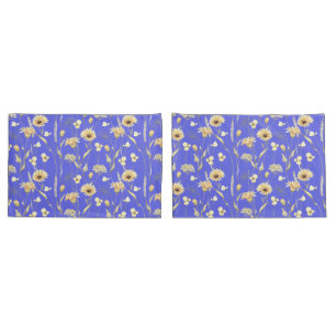 Housse D'oreillers Mer cottage pays imprimer bleu coussin coque