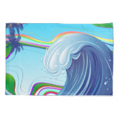 Housse D'oreillers Mer Océan Grande Vague Eau (Dos)