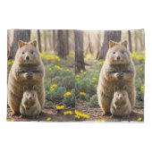 Housse D'oreillers Mère Et Bébé Quokka, (Dos)