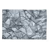 Housse D'oreillers Métal 3D doré : Arrière - plan géométrique (Dos)