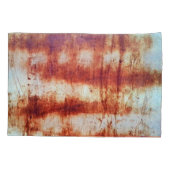 Housse D'oreillers métal rouillé, arrière - plan texturé. (Dos)