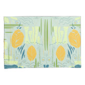 Housse D'oreillers Mi-siècle Floral moderne Abstrait Lake Scène (devant-Droit)