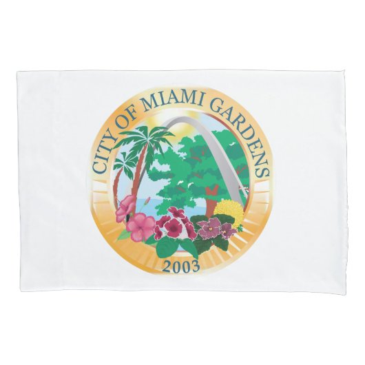 Housse D'oreillers Miami Gardens (Floride) City Seal (devant-gauche)