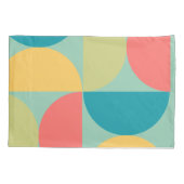 Housse D'oreillers Mid Century Moderne Bitsweet moutarde et olive (Dos)