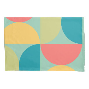 Housse D'oreillers Mid Century Moderne Bitsweet moutarde et olive