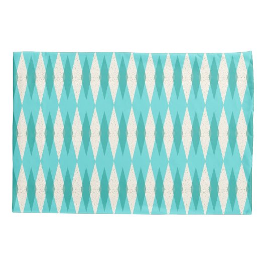 Housse D'oreillers Midcentury Modern Argyle Pillowcase (Dos)