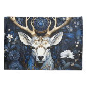 Housse D'oreillers Midnight Celestial Floral Gothic Deer (Dos)