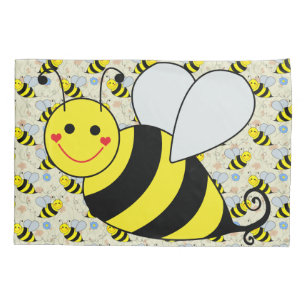 Housse D'oreillers Mignon gaffez l'abeille