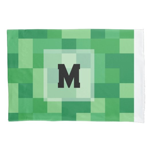 Housse D'oreillers Minecraft Monogram Pillow case (devant)