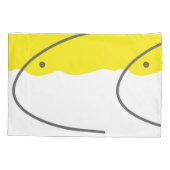 Housse D'oreillers Minimalisme Abstrait Art jaune gris blanc (Dos)