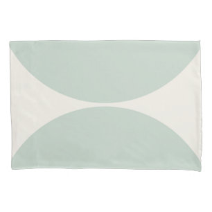 Housse D'oreillers Minimalisme de courbure - Vert de sage