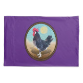 Housse D'oreillers Minorque Rooster Vintage Oval (Dos-gauche)