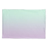 Housse D'oreillers Mint Esthétique Pastel Et Ombre Gradient Lilac (Dos)