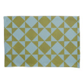 Housse D'oreillers Mint Pine Diamond Tile  (devant)