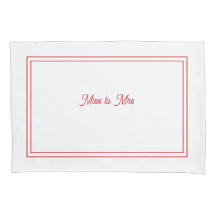 Housse D'oreillers Mlle à Mme pillowcase
