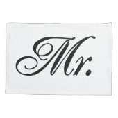 Housse D'oreillers Mme Et M. Pillowcase (Dos)