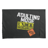 Housse D'oreillers Mode d'Adulte en construction un amusant Adulte (devant-Droit)