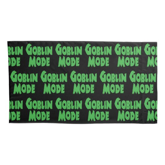 HOUSSE D'OREILLERS MODE GOBLIN (Dos-Droit)