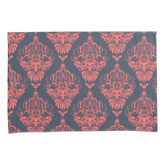 Housse D'oreillers Modèle Damask (devant-Droit)