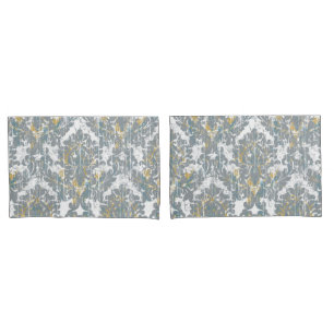 Housse D'oreillers Modèle de Damas désorganisé