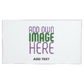 HOUSSE D'OREILLERS MODÈLE DE TEXTE D'IMAGE BLANCHE SIMPLE MODERNE (devant-gauche)