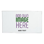 HOUSSE D'OREILLERS MODÈLE DE TEXTE D'IMAGE BLANCHE SIMPLE MODERNE (Dos-Droit)