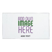 HOUSSE D'OREILLERS MODÈLE DE TEXTE D'IMAGE BLANCHE SIMPLE MODERNE (Dos-gauche)