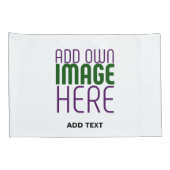 HOUSSE D'OREILLERS MODÈLE DE TEXTE D'IMAGE BLANCHE SIMPLE MODERNE (Dos-Droit)