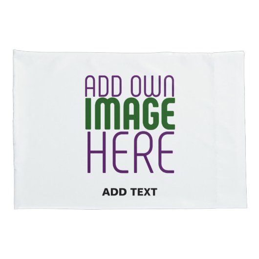 HOUSSE D'OREILLERS MODÈLE DE TEXTE D'IMAGE BLANCHE SIMPLE MODERNE (Dos-Droit)