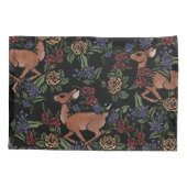 Housse D'oreillers Modèle floral de cerfs (Dos)