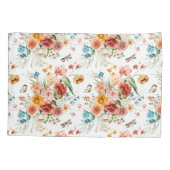 Housse D'oreillers Modèle floral du jardin (Dos)