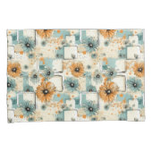 Housse D'oreillers Modèle floral vintage (3) (devant-Droit)