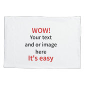 Housse D'oreillers Modèle personnalisable (Dos)