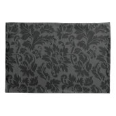 Housse D'oreillers Modèle simple de Damas noir (Dos)