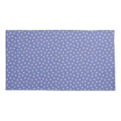 Housse D'oreillers Modern Floral Pattern in Blue and Tan (Dos)