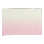 Housse D'oreillers Moderne Blanc Pastel rose Ombre Gradient (devant-Droit)
