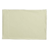 Housse D'oreillers Moderne Monogramme Solid Green (Dos-gauche)