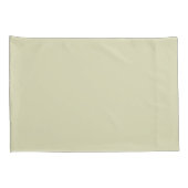 Housse D'oreillers Moderne Monogramme Solid Green (Dos-Droit)
