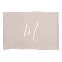 Moderne Monogramme Solide Rose