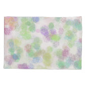 Housse D'oreillers Moderne Pastel Couleur Motif Abstrait Nom du monog (Dos)