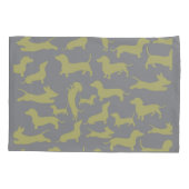Housse D'oreillers Moderne simple Dachshund (Dos)